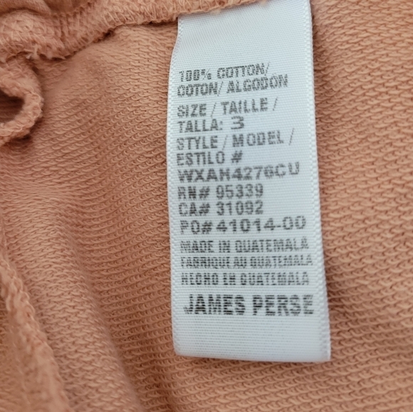 James Perse Drawstring Knit Shorts 3 - Picture 3 of 7